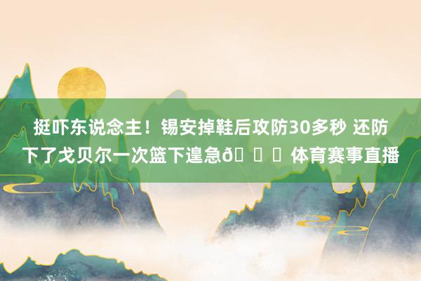 挺吓东说念主！锡安掉鞋后攻防30多秒 还防下了戈贝尔一次篮下