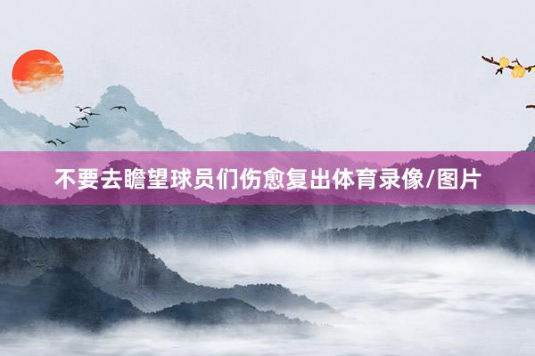 不要去瞻望球员们伤愈复出体育录像/图片