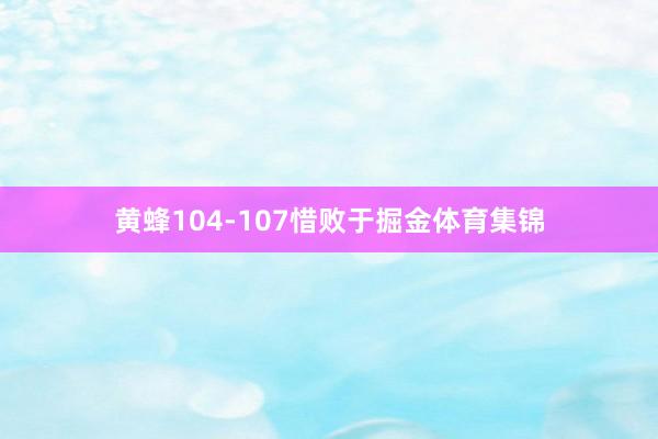 黄蜂104-107惜败于掘金体育集锦