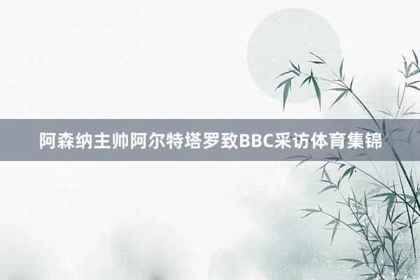 阿森纳主帅阿尔特塔罗致BBC采访体育集锦