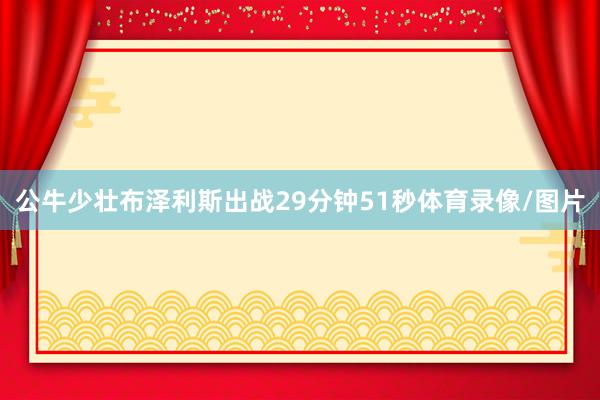 公牛少壮布泽利斯出战29分钟51秒体育录像/图片