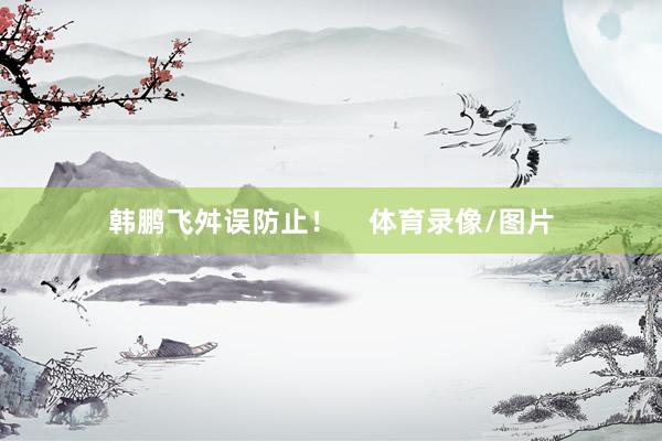 韩鹏飞舛误防止! 体育录像/图片