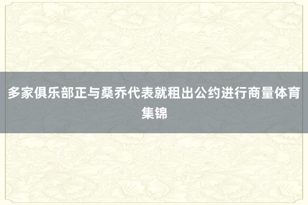 多家俱乐部正与桑乔代表就租出公约进行商量体育集锦