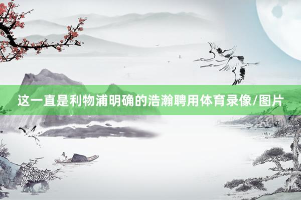 这一直是利物浦明确的浩瀚聘用体育录像/图片