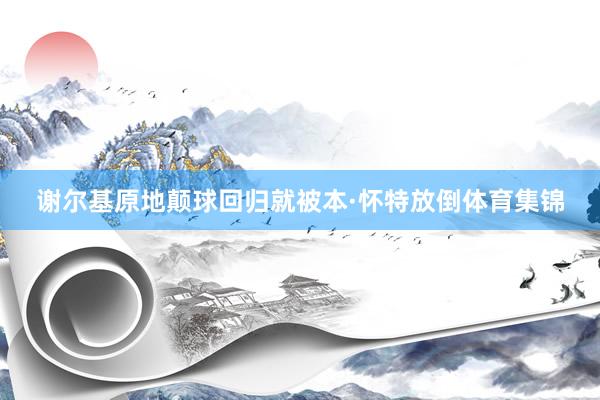 谢尔基原地颠球回归就被本·怀特放倒体育集锦