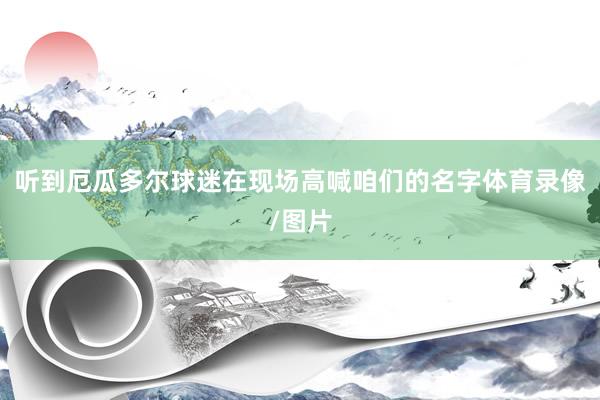 听到厄瓜多尔球迷在现场高喊咱们的名字体育录像/图片