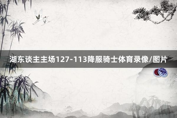 湖东谈主主场127-113降服骑士体育录像/图片