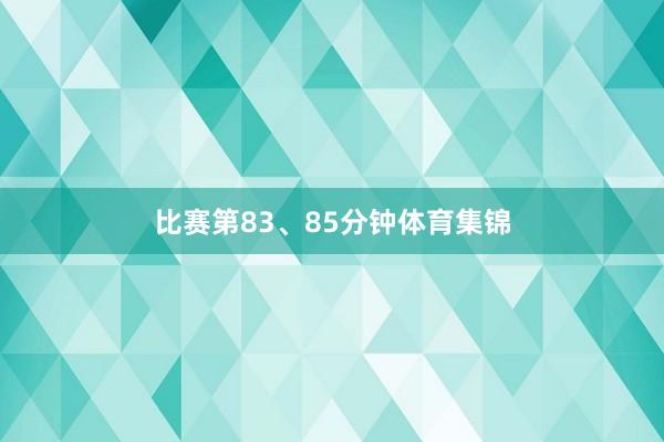 比赛第83、85分钟体育集锦